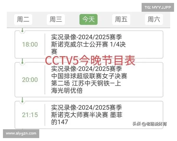 中央五套全天体育赛事直播时间表及精彩预告指南 中央五套全天体育赛事直播时间表及精彩预告指南